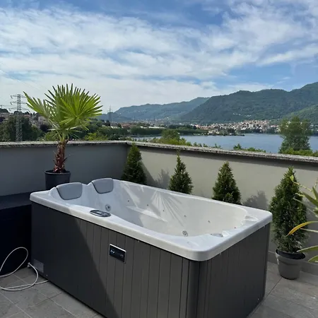 アパート Felicita Cascata Terrace With View レッコ